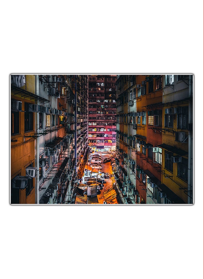 لوحة فنية مطبوعة للزينة متعدد الألوان 21x14.8سم