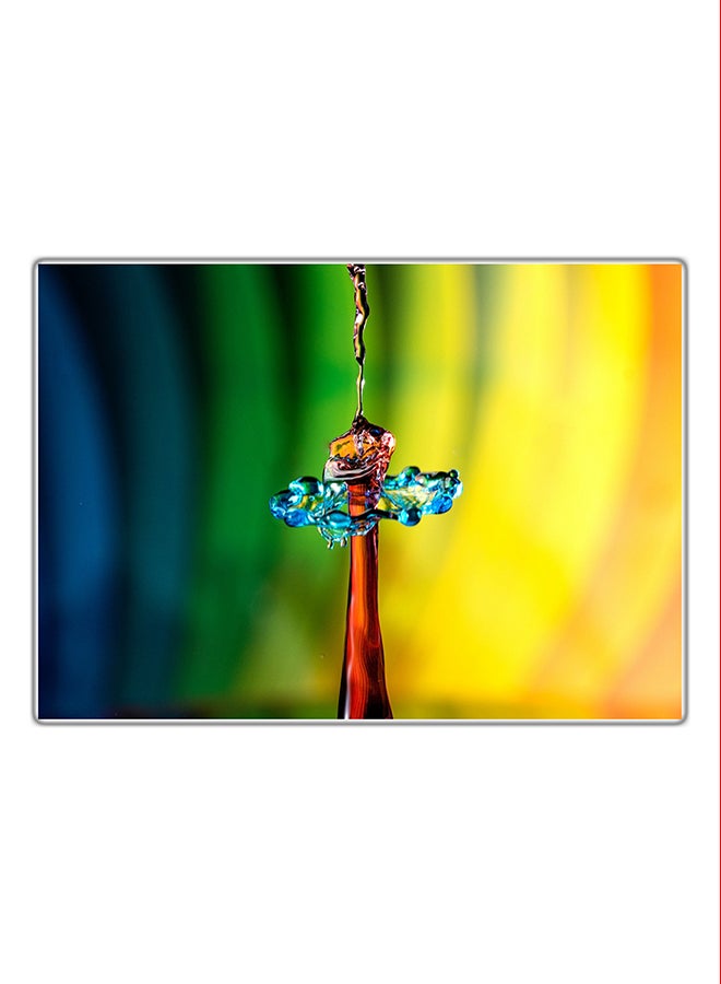 لوحة فنية مطبوعة للزينة متعدد الألوان 21x14.8سم