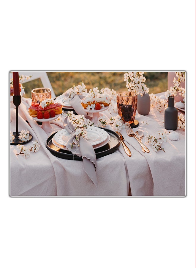 Fast Print Decorative Printed Tableau Painting Multicolour 21x14.8cm 