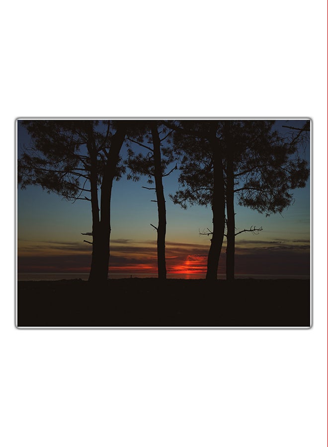 Decorative Printed Tableau Painting Multicolour 21x14.8cm