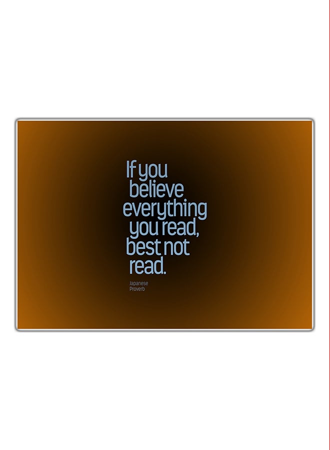 فاست برينت لوحة فنية مطبوعة للزينة متعدد الألوان 21x14.8سم