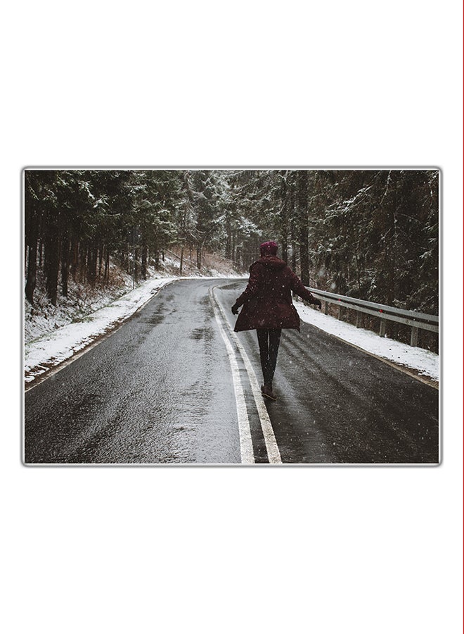 لوحة فنية مطبوعة للزينة متعدد الألوان 21x14.8سم