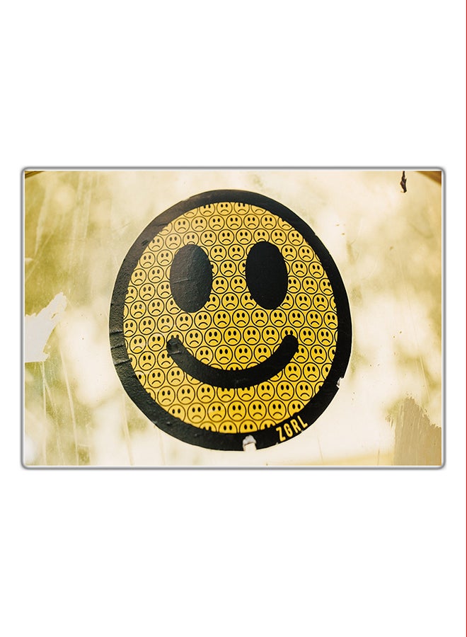 Decorative Printed Tableau Painting Multicolour 21x14.8cm