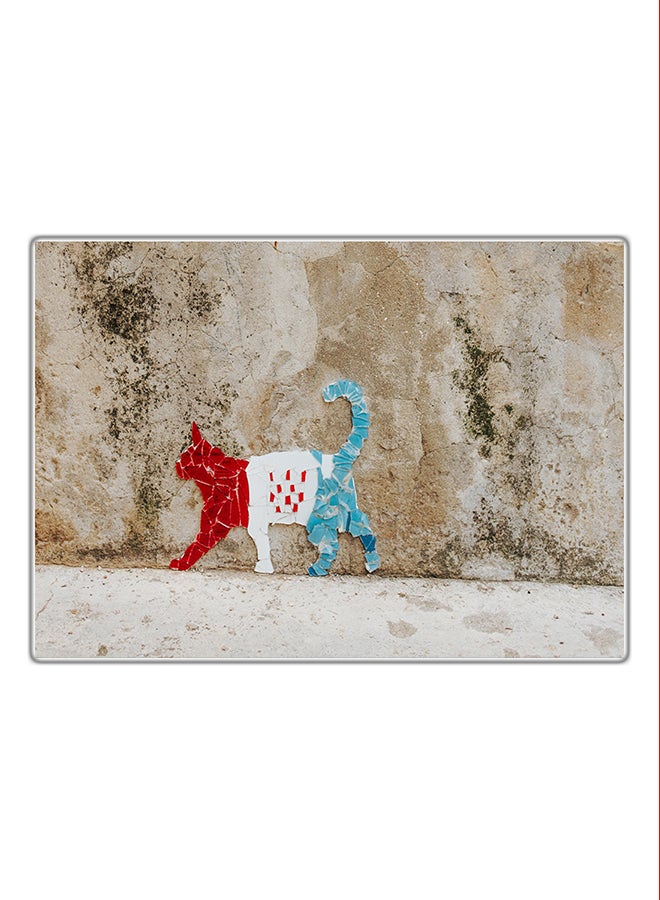 لوحة فنية مطبوعة للزينة متعدد الألوان 21x14.8سم