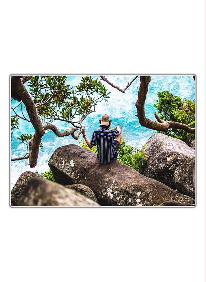 Fast Print Decorative Printed Tableau Painting Multicolour 21x14.8cm