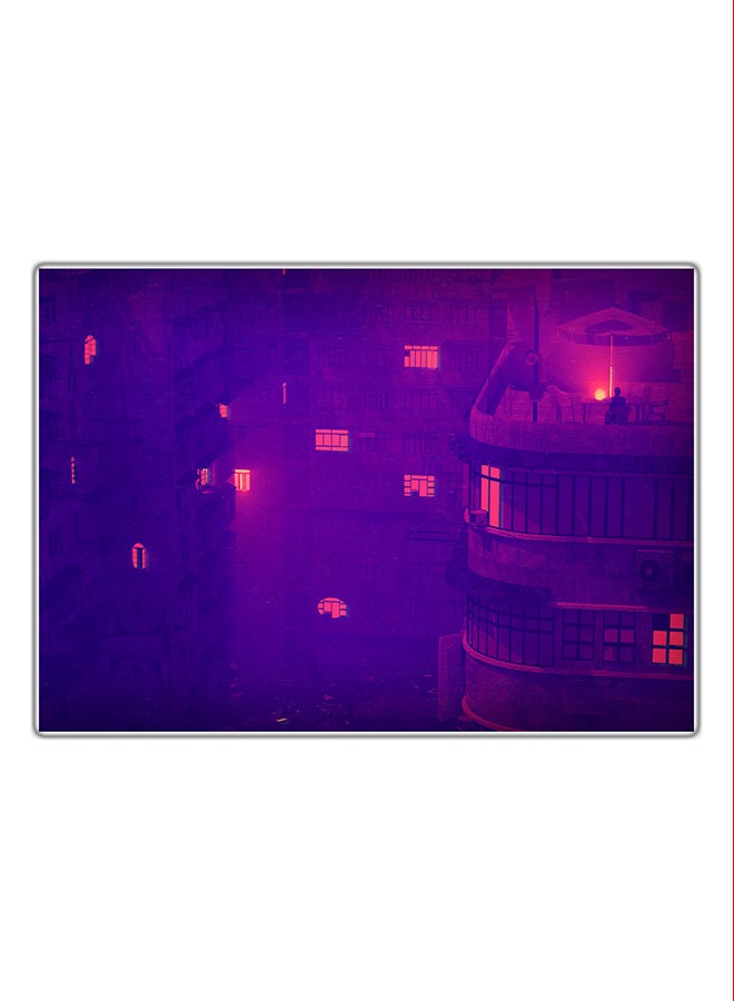 فاست برينت لوحة فنية مطبوعة للزينة متعدد الألوان