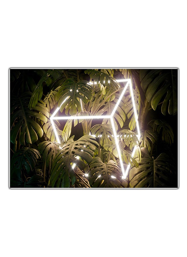 لوحة فنية مطبوعة للزينة متعدد الألوان