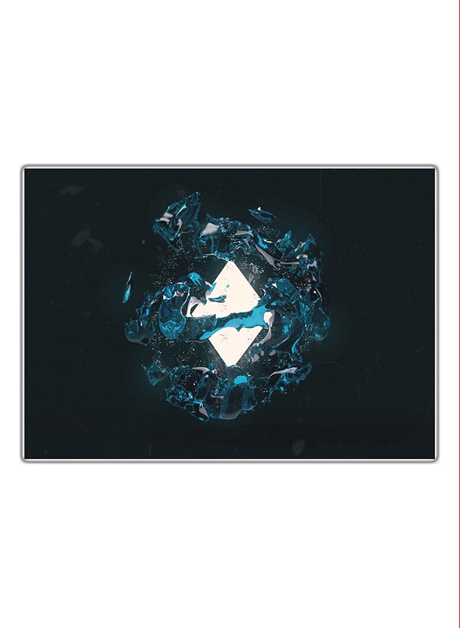 Fast Print Decorative Printed Tableau Painting Multicolour 21x14.8cm