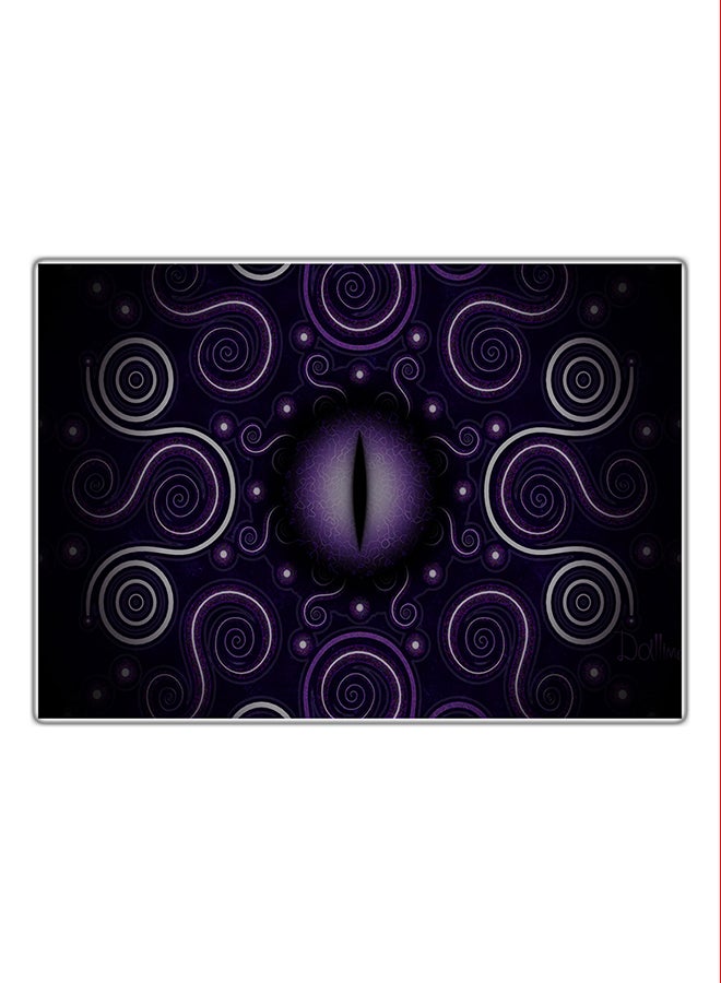 Decorative Printed Tableau Painting Multicolour 21x14.8cm