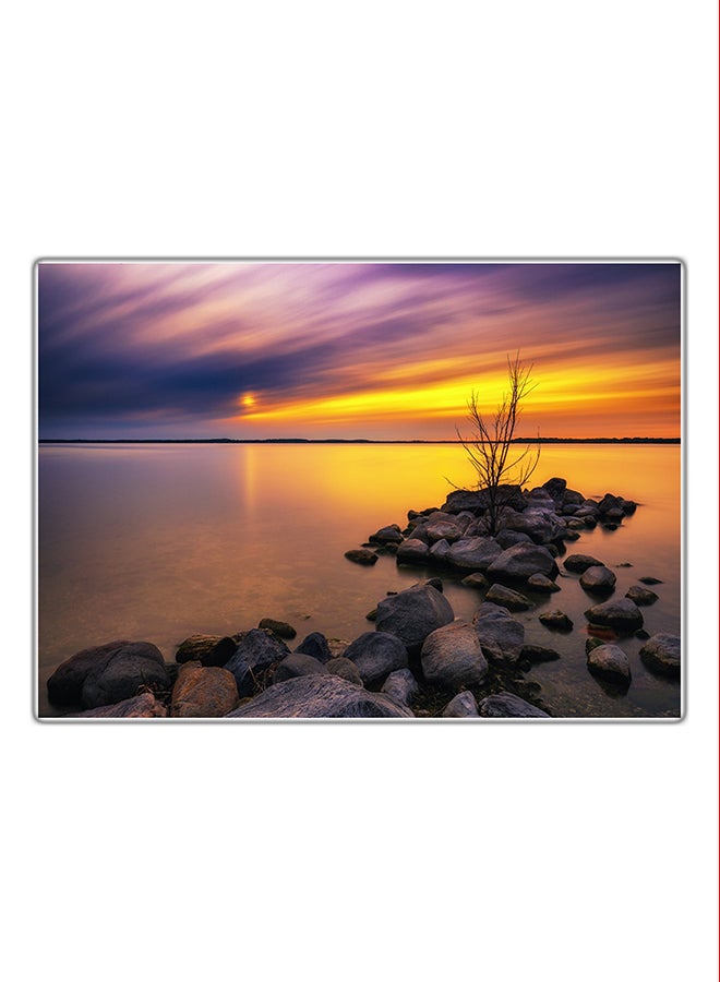 Fast Print Decorative Printed Tableau Painting Multicolour 21x14.8cm