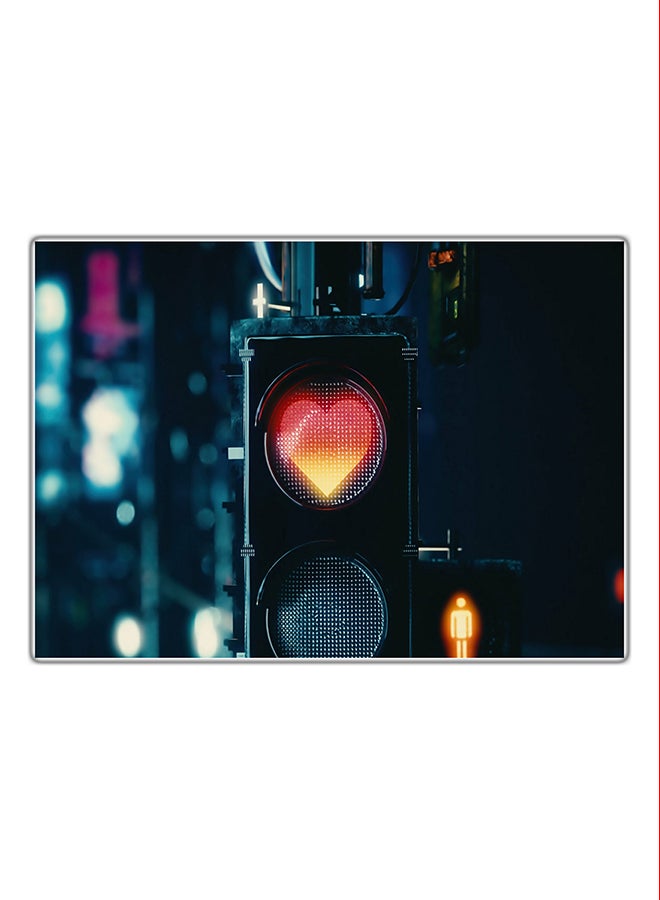 لوحة فنية مطبوعة للزينة متعدد الألوان 21x14.8سم