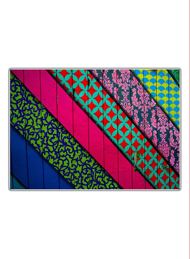 لوحة فنية مطبوعة للزينة متعدد الألوان 21x14.8سم