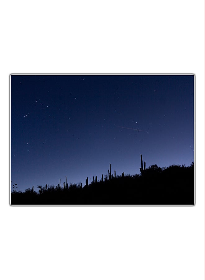 Decorative Printed Tableau Painting Multicolor 21x14.8cm