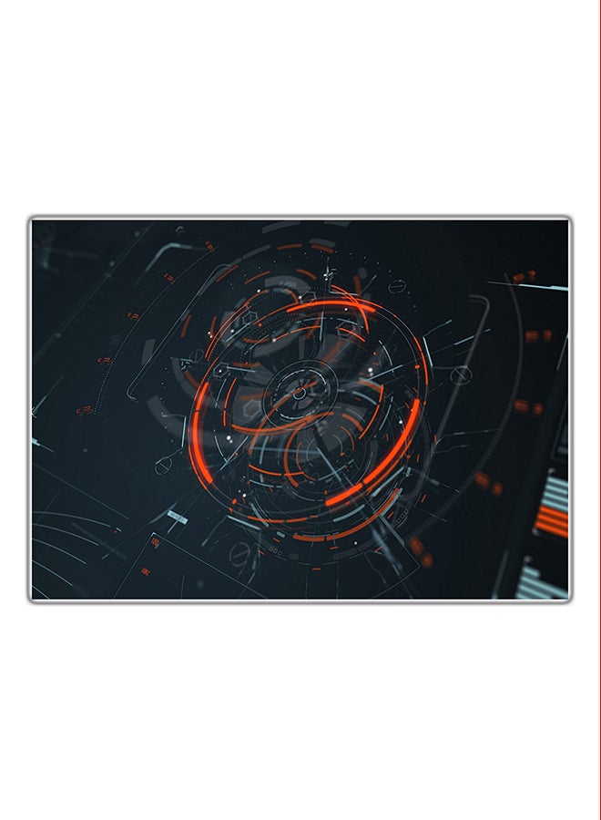 Decorative Printed Tableau Painting Multicolour 21x14.8cm