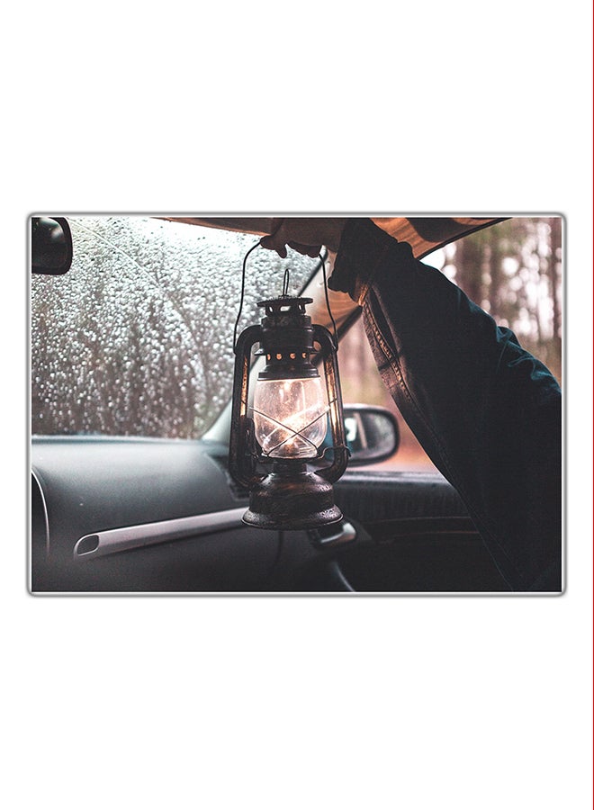 Fast Print Decorative Printed Tableau Painting Multicolour 21x14.8cm