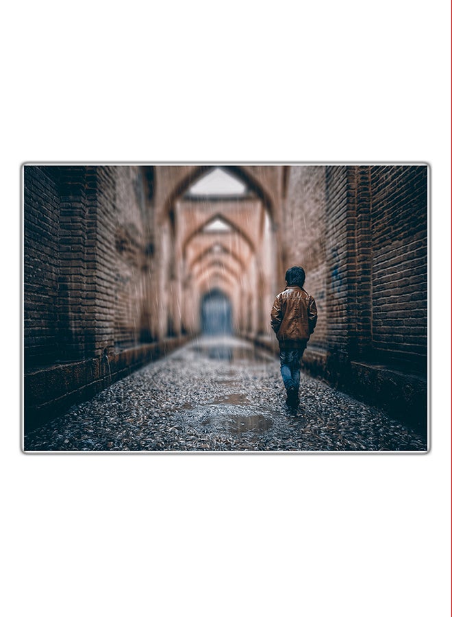 لوحة فنية مطبوعة للزينة متعدد الألوان 21x14.8سم