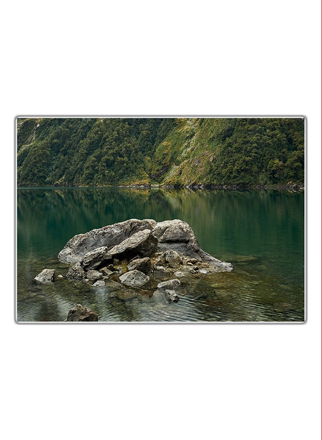 Decorative Printed Tableau Painting Multicolour 21x14.8cm