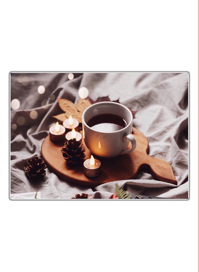 Decorative Printed Tableau Painting Multicolour 21x14.8cm