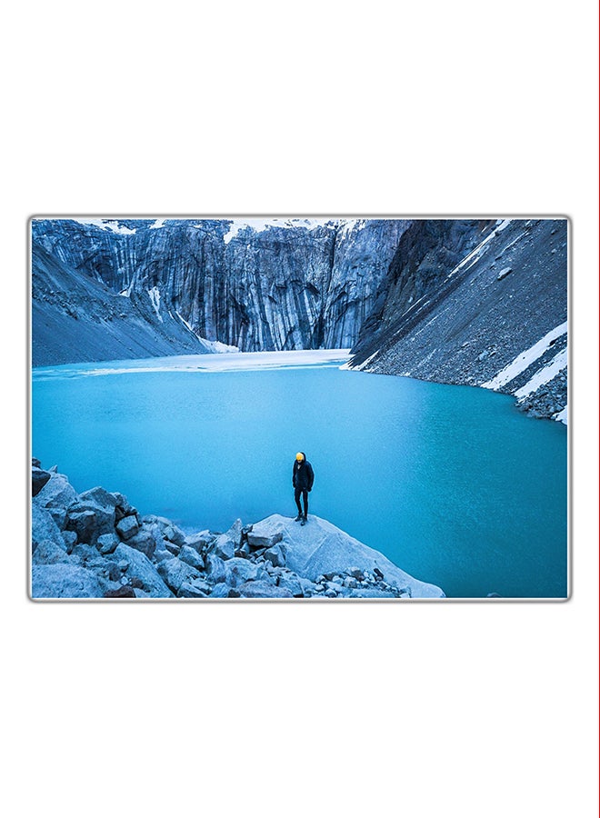 Fast Print Decorative Printed Tableau Painting Multicolour 21x14.8cm