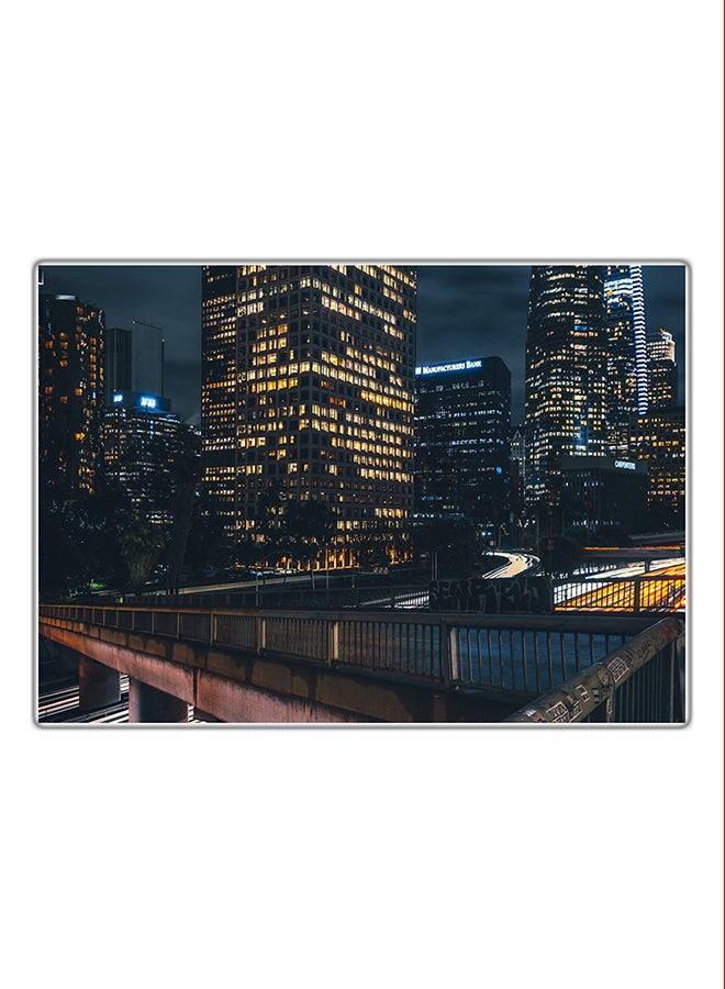 لوحة فنية مطبوعة للزينة متعدد الألوان 21x14.8سم