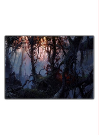 Decorative Printed Tableau Multicolour 21x14.8cm - v1575047956/N32373398A_1