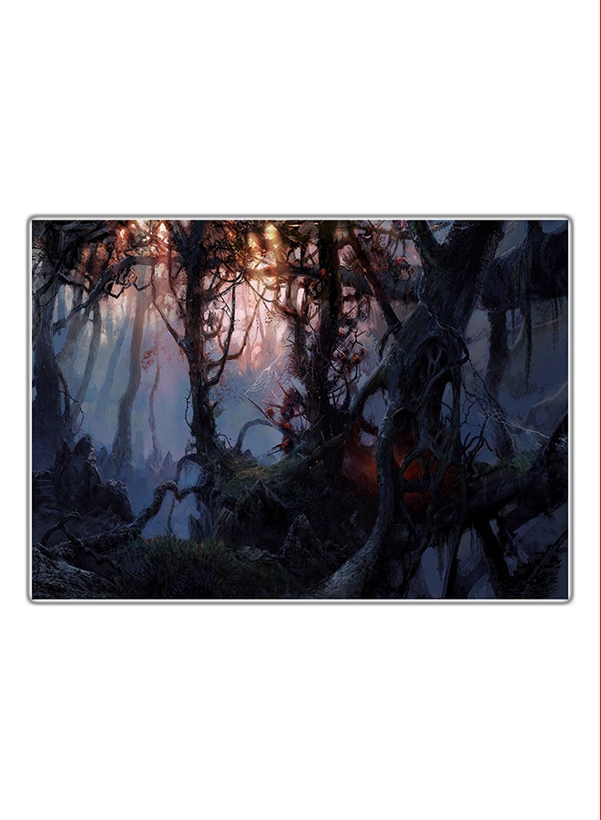 Decorative Printed Tableau Multicolour 21x14.8cm