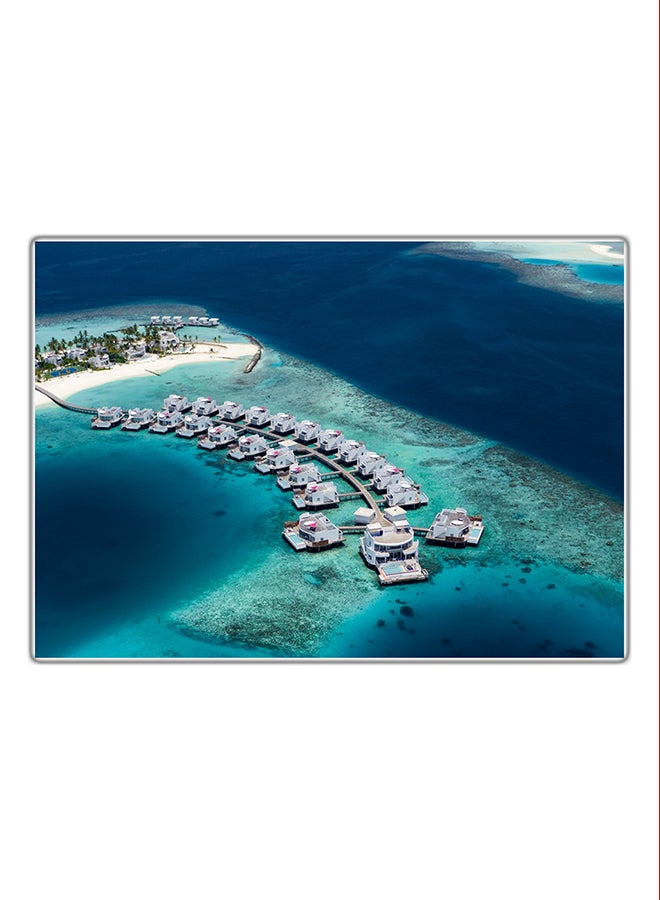 لوحة فنية مطبوعة للزينة متعدد الألوان 21x14.8سم