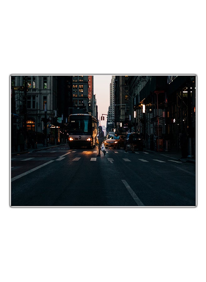 لوحة فنية مطبوعة للزينة متعدد الألوان 21x14.8سم