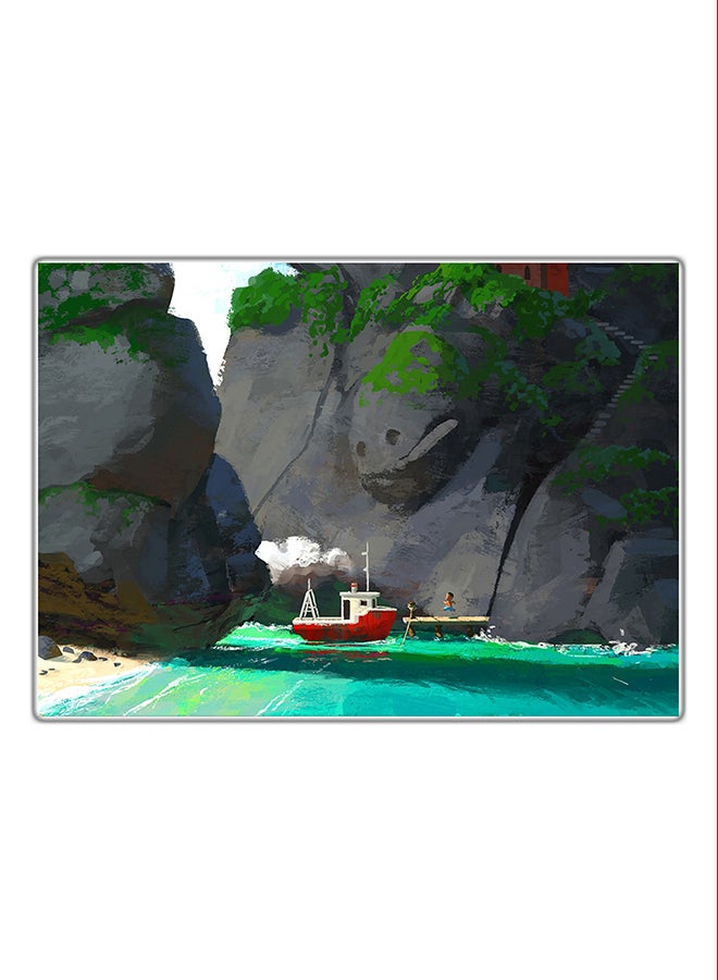 لوحة فنية مطبوعة للزينة متعدد الألوان 21x14.8سم