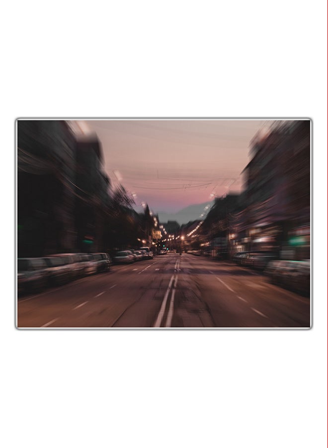 لوحة فنية مطبوعة للزينة متعدد الألوان 21x14.8سم