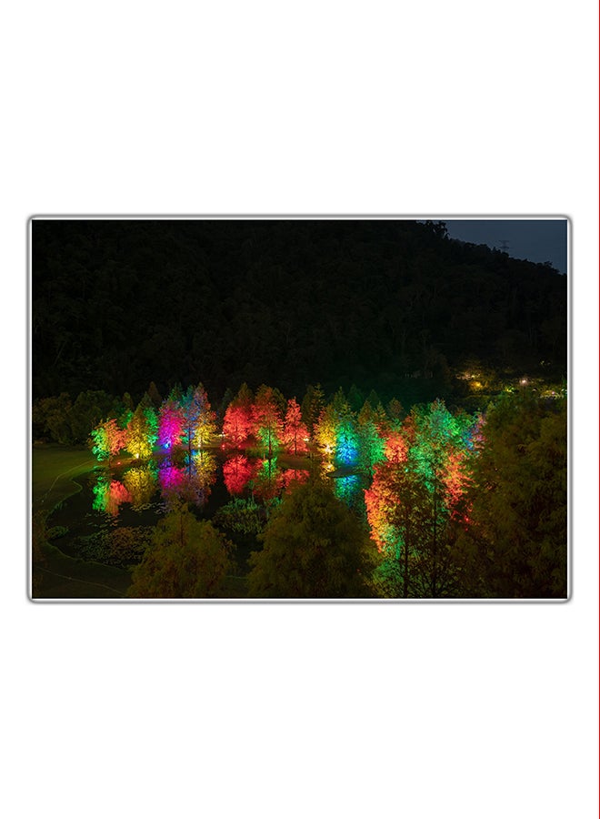 لوحة فنية مطبوعة للزينة متعدد الألوان 21x14.8سم