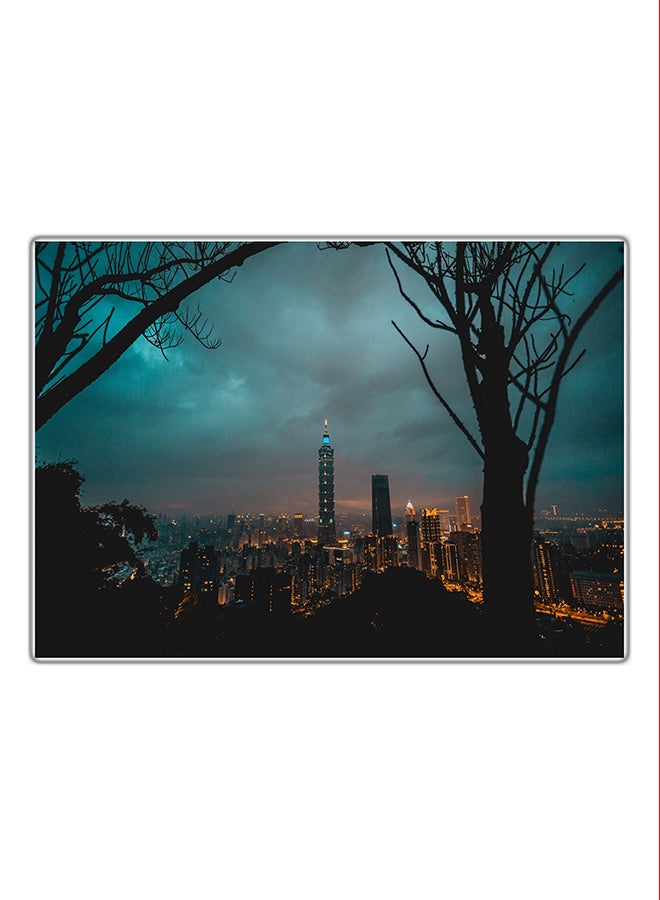 لوحة فنية مطبوعة للزينة متعدد الألوان 21x14.8سم