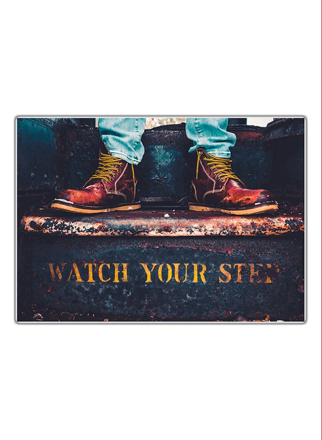 Fast Print Decorative Printed Tableau Painting Multicolour 21x14.8cm