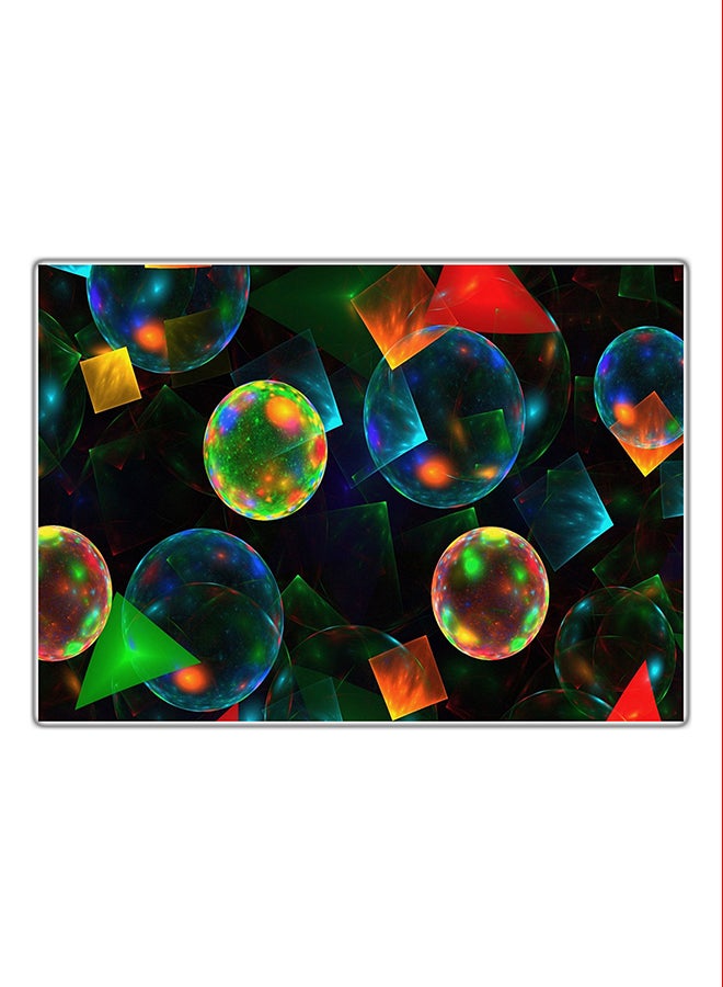 لوحة فنية مطبوعة للزينة متعدد الألوان 21x14.8سم