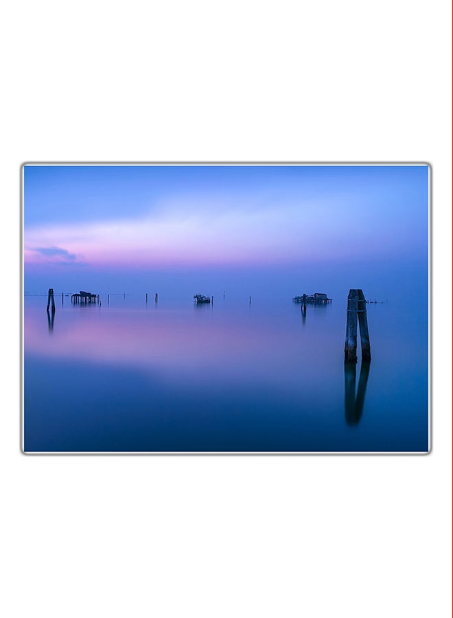 Decorative Printed Tableau Painting Multicolour 21x14.8cm