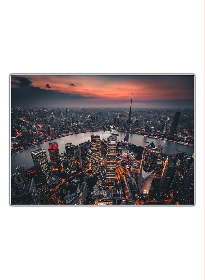 لوحة فنية مطبوعة للزينة متعدد الألوان 21x14.8سم