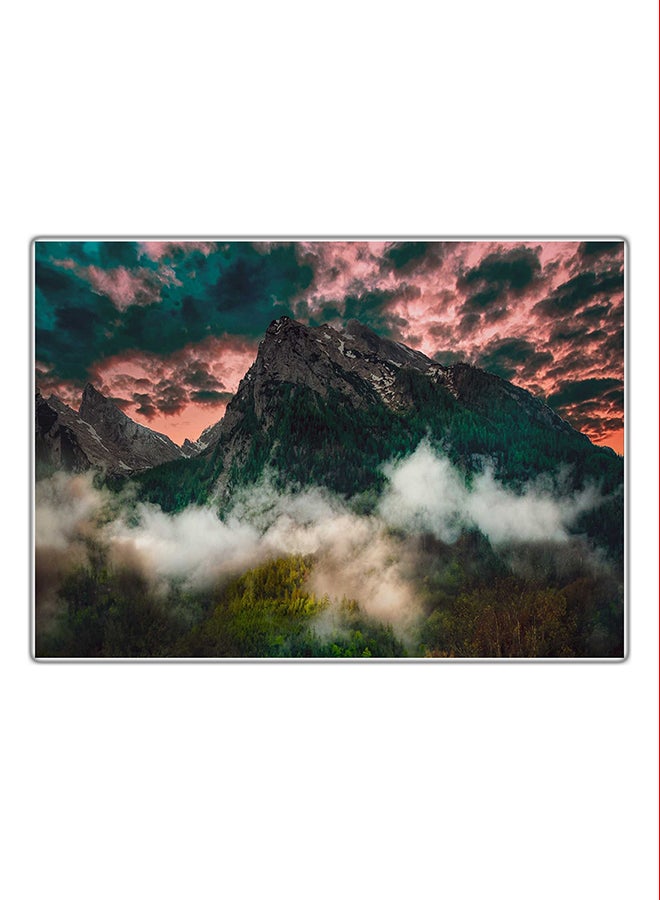 Fast Print Decorative Printed Tableau Painting Multicolour 21x14.8cm