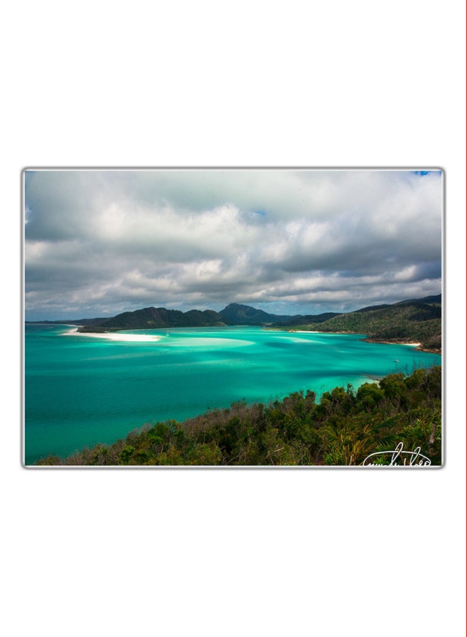 لوحة فنية مطبوعة للزينة متعدد الألوان 21x14.8سم