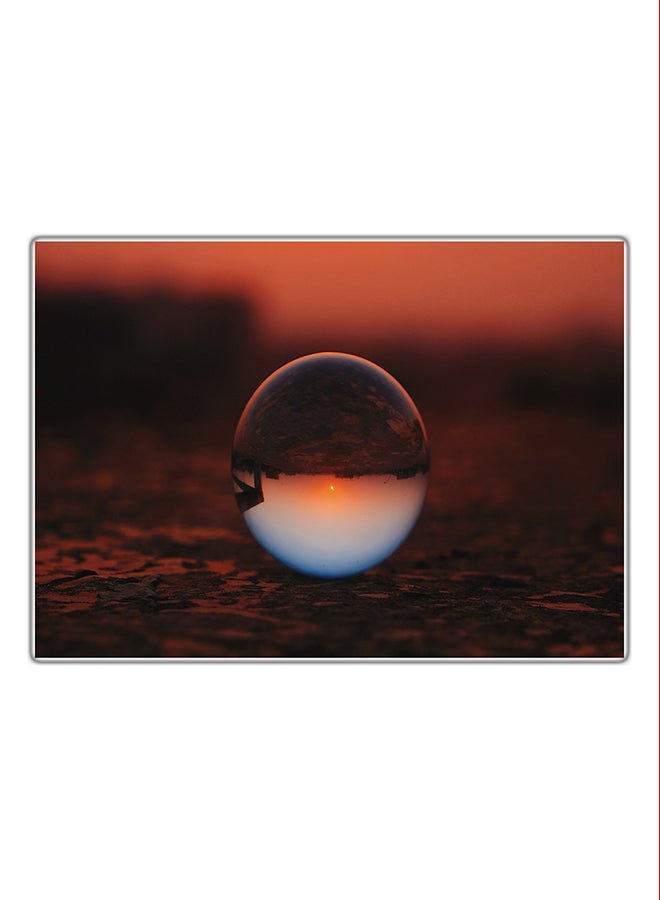 لوحة فنية مطبوعة للزينة متعدد الألوان 21x14.8سم