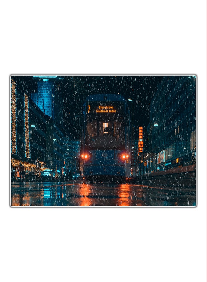 Decorative Printed Tableau Painting Multicolour 21x14.8cm