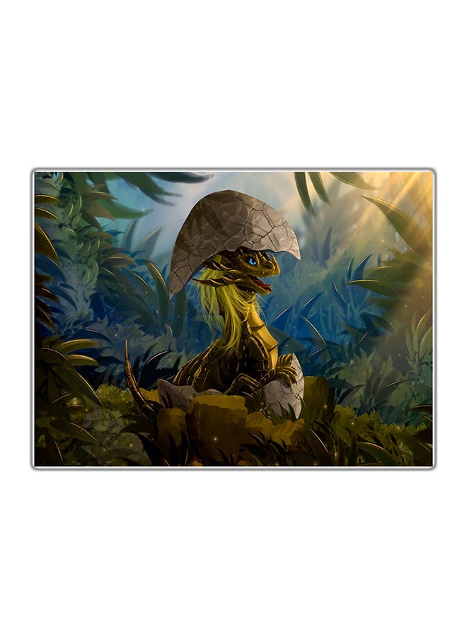 لوحة فنية مطبوعة للزينة متعدد الألوان 14.8x10.5سم