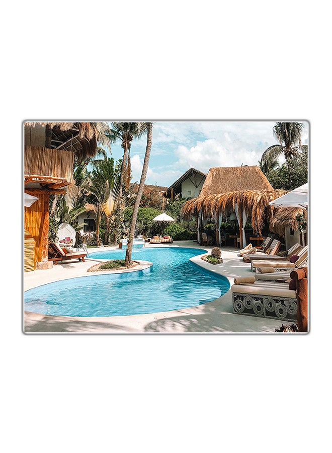 لوحة فنية مطبوعة للزينة متعدد الألوان 14.8x10.5سم