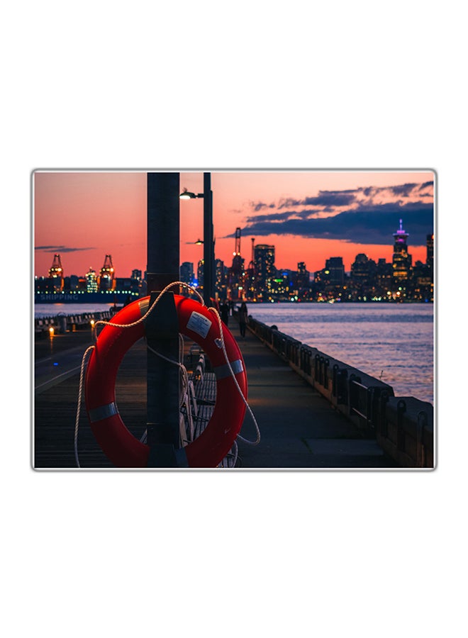 Decorative Printed Tableau Painting Multicolour 14.8x10.5cm