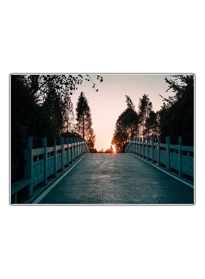 Decorative Printed Tableau Painting Multicolour 29.7x21cm