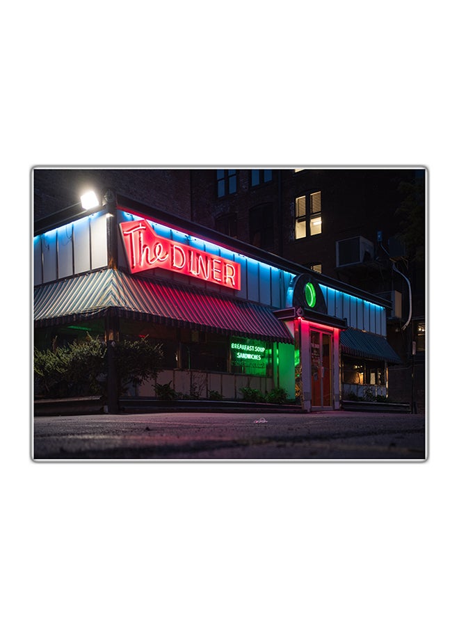 فاست برينت لوحة فنية مطبوعة للزينة متعدد الألوان 14.8x10.5سم