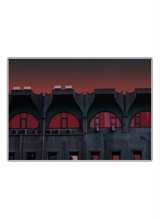 لوحة فنية مطبوعة للزينة متعدد الألوان 21x14.8سم