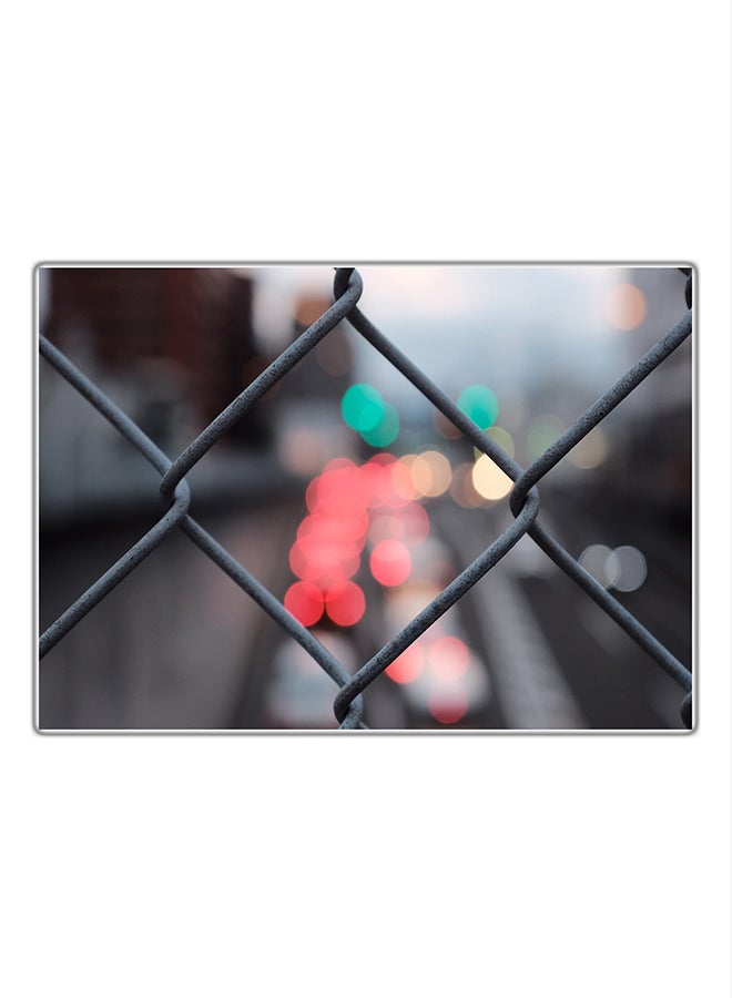 Decorative Printed Tableau Painting Multicolour 21x14.8cm