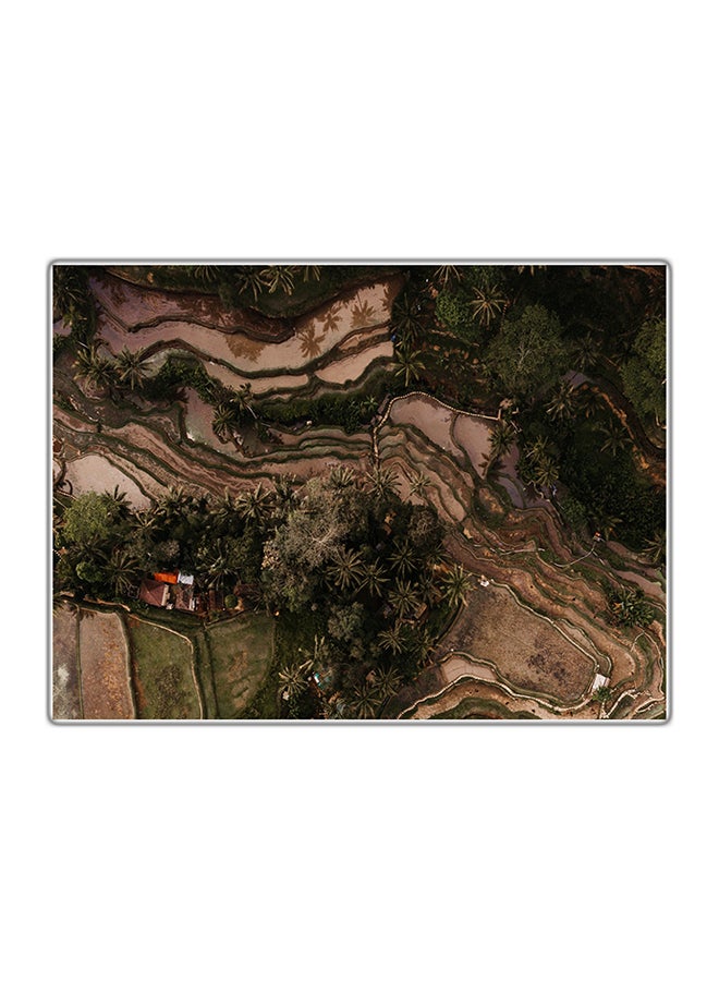 لوحة فنية مطبوعة للزينة متعدد الألوان 14.8x10.5سم