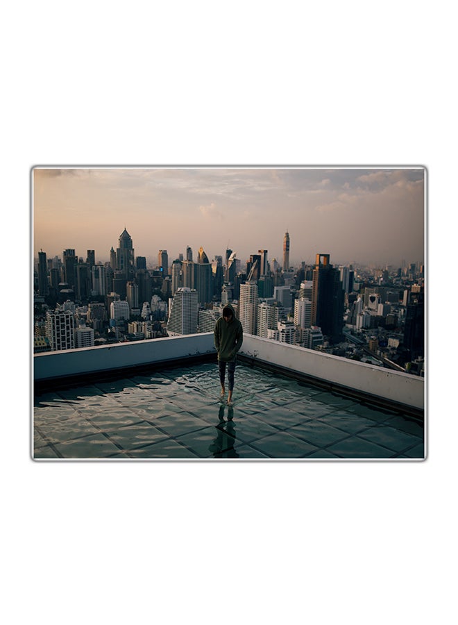 فاست برينت لوحة فنية مطبوعة للزينة متعدد الألوان 14.8x10.5سم