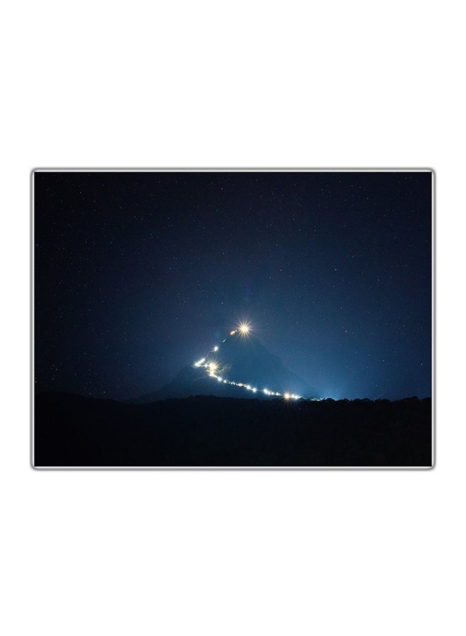 Decorative Printed Tableau Painting Multicolour 14.8x10.5cm